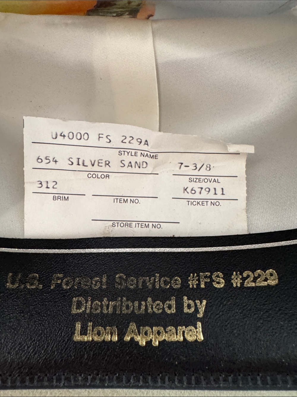 Vintage Stetson Forest Ranger Hat (rare) - Picture 10 of 13